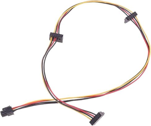 4pin إلى 2-port HDD SSD SATA COALK CABIL CABLE CABLE لـ 6000 6200 6300 8000 8100 8200 Computer Mainboard ATX PSU in Kuwait