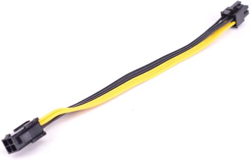 PCI-e 6Pin Male to CPU 4Pin Female Power Conversion Cable ATX 12V 4Pin to PCI 6 Pin Power Supply Cable 18AWG in Saudi Arabia