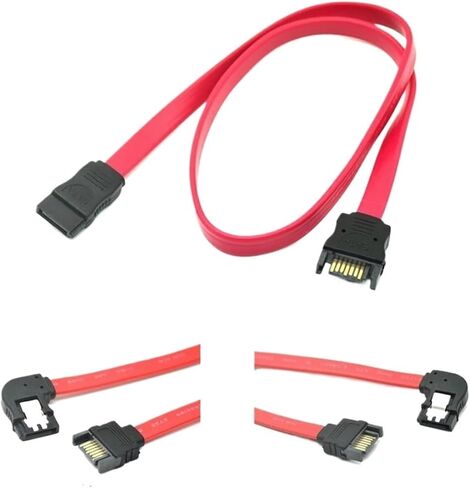 90 زاوية SATA 2 II سلك التمديد SATA 7Pin ذكر إلى أنثى كابلات موصل الأسلاك HDD HARD DIRCED LINE 50 سم (يسار) in Saudi Arabia