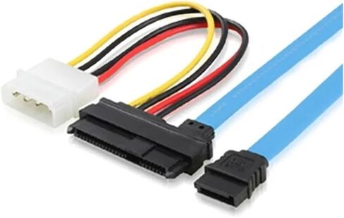 ككابل محول S/A/S إلى SATA 29 PIN FAMALE 4 دبوس محول موصل الكبلات الذكور لمحول كبل طاقة محرك الأقراص الثابتة in Saudi Arabia