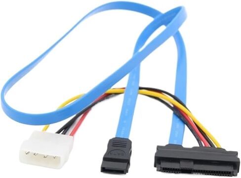 ككابل محول S/A/S إلى SATA 29 PIN FAMALE 4 دبوس محول موصل الكبلات الذكور لمحول كبل طاقة محرك الأقراص الثابتة in Saudi Arabia