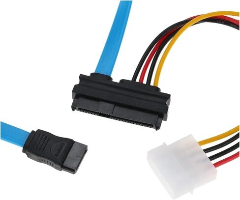 ككابل محول S/A/S إلى SATA 29 PIN FAMALE 4 دبوس محول موصل الكبلات الذكور لمحول كبل طاقة محرك الأقراص الثابتة in Saudi Arabia