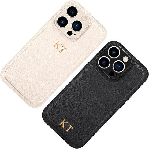 علبة منقوشة مخصصة لـ iPhone - حالة جلدية محطمة مخصصة لـ iPhone 15 ، 14 ، 13 ، 12 ، 11 ، XR ، XS ، X ، X ، 8 ، 7 Plus ، Pro ، Max ، نص مخصص ، تاريخ ، الاسم ، الأحرف الأولى ، النقش ، فكرة الهدية in Kuwait
