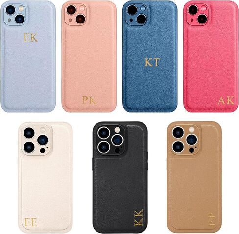 علبة منقوشة مخصصة لـ iPhone - حالة جلدية محطمة مخصصة لـ iPhone 15 ، 14 ، 13 ، 12 ، 11 ، XR ، XS ، X ، X ، 8 ، 7 Plus ، Pro ، Max ، نص مخصص ، تاريخ ، الاسم ، الأحرف الأولى ، النقش ، فكرة الهدية in Kuwait