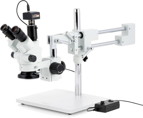 AMSCOPE 7X-45X مجهر استريو Simul-Focal Simul in Kuwait