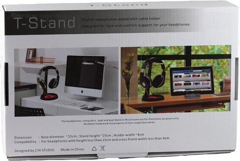 Navitech Steel Metal On Ear & Over Ear Gaming Headset/Headphones Stand/Holder Compatible with Plantronics RIG 500 PRO HX in Saudi Arabia