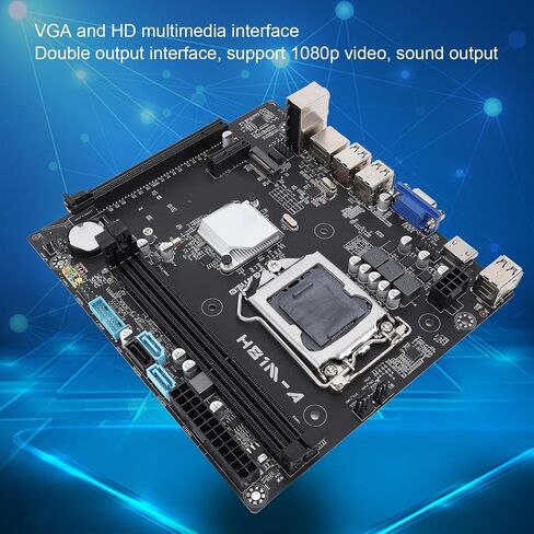 Bewinner Gaming Mining Motherboard for LGA1150 ATX DDR3, M.2 NVME 1080p PCIE 2.0x16 Gaming, VGA HD, CR2032 x 1 240mah, Supports for Core i7 i5 i3 in Saudi Arabia