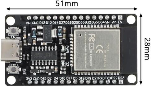 2PCS ESP32 لوحة التطوير CH340 WIFI WIFI Bluetooth Dual Core IoT للمنزل الذكي ESP32 لوحة Type-C BIN in Kuwait