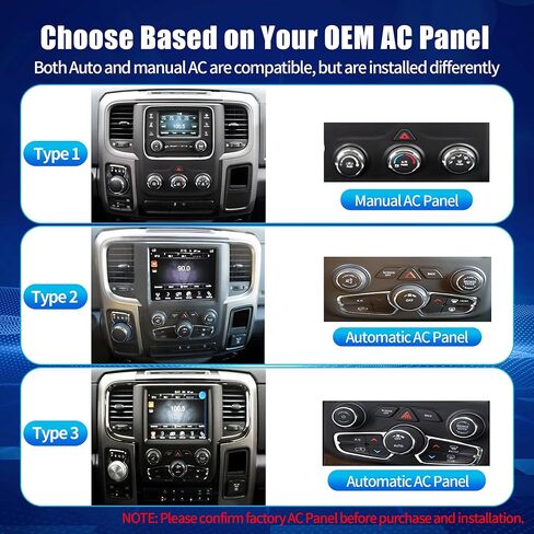 2025 Latest Android 13 Car Radio Head Unit for Dodge RAM 2013-2018, 14.4 Inch T-Style Screen Car Multimedia Stereo Video Player GPS Navigation 8GB RAM+128GB ROM in Kuwait