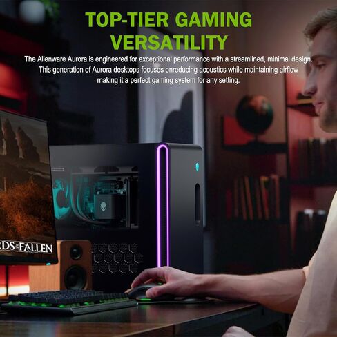 Eloyware Aurora Gaming Desktop 2025 ، Intel Core Ultra 9 285k (24-core ، حتى 5.6 جيجا هرتز) ، Nvidia Geforce RTX 5080 GDDR7 (> 4090) ، 64GB DDR5 RAM | 8TB M. in Kuwait