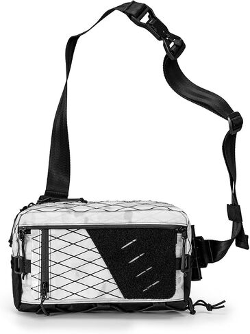 Cache L6 EDC حقيبة حبال Modular ، حقيبة كتف Crossbody خفيفة الوزن ، حقيبة صدر سفر ، حزمة نهارية على الكتف للحمل اليومي ، السفر غير الرسمي ، المشي لمسافات طويلة ، والرياضة في الهواء الطلق （أسود） in Saudi Arabia