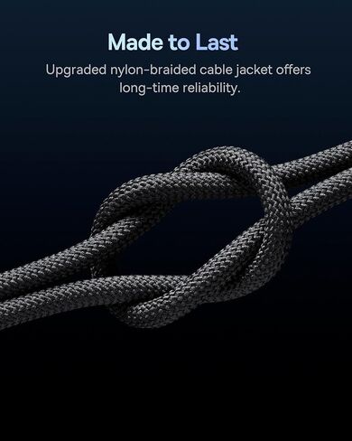 Baseus PD3.1 140W USB C Charger, PPS Fast Charger Type C, Fast Charging Block and Baseus USB C Cable, 2-Pack 3.3ft 100W 5A Fast Charging USBC to USBC Cable in Saudi Arabia