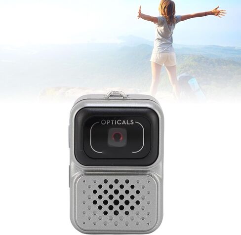 كاميرا ZOPSC Keychain Camera 1080p HD ، 2 ميجابكسل كاميرا رقمية مع شاشة ملونة 0.96in وبطاقة 64 جيجابايت ، وكاميرا الفيديو المحمولة القابلة للارتداء لتسجيل الفيديو (أسود) in Saudi Arabia