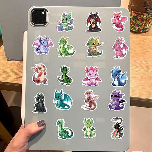 50Pcs Magic Witch Stickers Terror Animal Waterproof Sticker Fantasy Crows Cats Butterflies Owls Stickers for Water Bottle,Laptop,Phone,Skateboard Sticker for Teens Girls Kids (Cat) in Kuwait