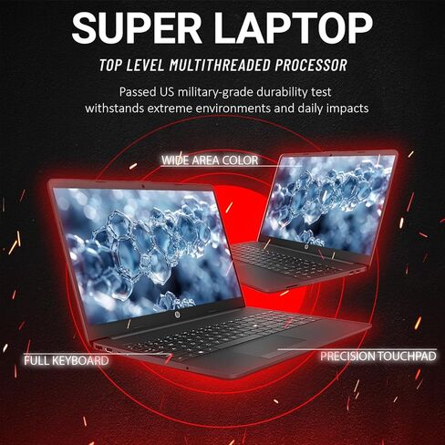 HP أحدث كمبيوتر محمول للأعمال مع Microsoft Office لمدة عام واحد ، AMD Ryzen 5 5500U Processor (Outperforms I7-1165G7) ، 15.6 "FHD LED ، RAM 16GB ، 1TB SSD ، Wi-Fi 6 ، Copilot AI ، Windows 11 Pro ، WOWPC USB in Kuwait