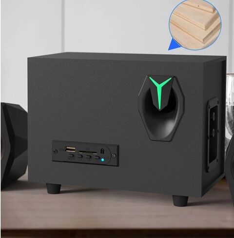 Multimedia Overweight Subwoofer Mobile Phone Plug Card Speaker Active Laptop Speaker in Saudi Arabia