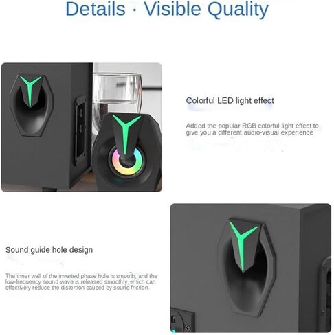Multimedia Overweight Subwoofer Mobile Phone Plug Card Speaker Active Laptop Speaker in Saudi Arabia