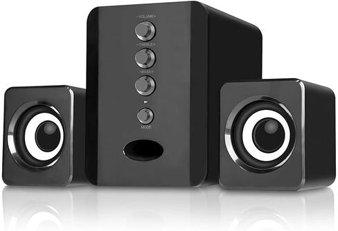 Wired Speaker Combination Computer Speaker Bass Stereo Music Player Subwoofer Sound Box for Desktop Laptop in Saudi Arabia