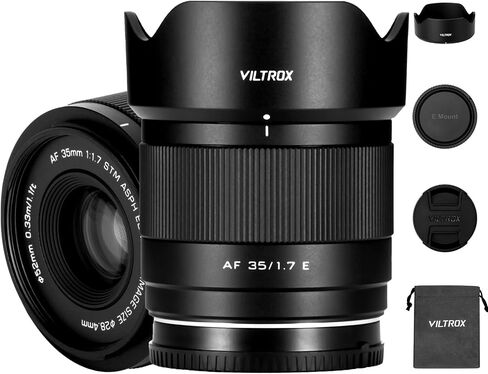 35 مم F1.7 APS-C Prime Lens لكاميرات Sony E-Mount-Fast STM Auto Focus ، فتحة كبيرة ، متوافقة مع A7C ، A7IV ، A9 ، A6700 ، ZV-E10 ، FX30 والمزيد in Kuwait