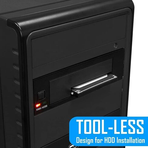 رف الهاتف المحمول العالمي للمبادل الساخن لمدة 2.5 بوصة أو 3.5 بوصة SSD/HDD ، حاوية محرك أقراص صلبة داخلي أقل in Kuwait