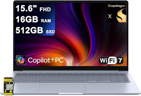 Samsung Galaxy Book4 Edge Laptop 15.6 "FHD Anti-Glare Qualcomm 8-Core Snapdragon X (تصل إلى 45 قمم) in Saudi Arabia
