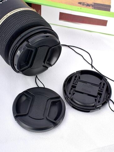 3 Packs Center Pinch Lens Cap 58mm Front Lens Cap Cover for Canon EOS Rebel T7 T6 T5 T100 4000D T8i T7i T6s T6i T5i T4i with EF-S 18-55mm Kit Lens and Other Lenses with 58mm Filter Thread in Saudi Arabia