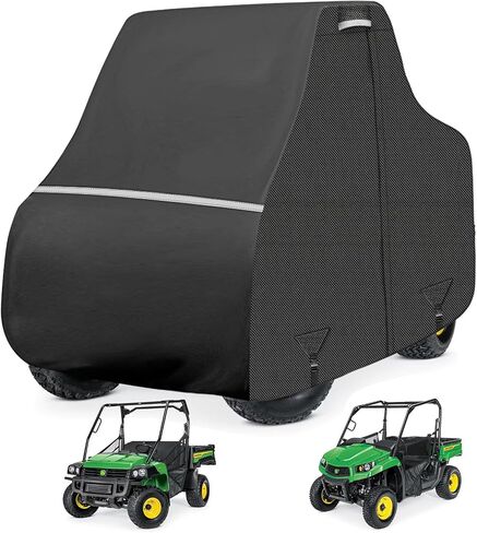 غطاء UTV مقاوم للماء يحل محل John Deere بالحجم الكامل Crossover XUV 835 و865 سيارة المرافق 3 مقاعد مع أبازيم مقاومة للرياح لحماية الغبار والثلج والمطر in Kuwait