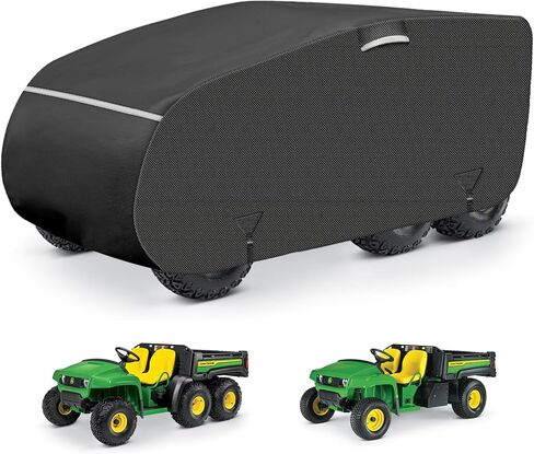 غطاء UTV مقاوم للماء يحل محل John Deere بالحجم الكامل Crossover XUV 835 و865 سيارة المرافق 3 مقاعد مع أبازيم مقاومة للرياح لحماية الغبار والثلج والمطر in Kuwait