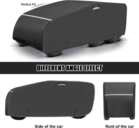 غطاء UTV مقاوم للماء يحل محل John Deere بالحجم الكامل Crossover XUV 835 و865 سيارة المرافق 3 مقاعد مع أبازيم مقاومة للرياح لحماية الغبار والثلج والمطر in Kuwait