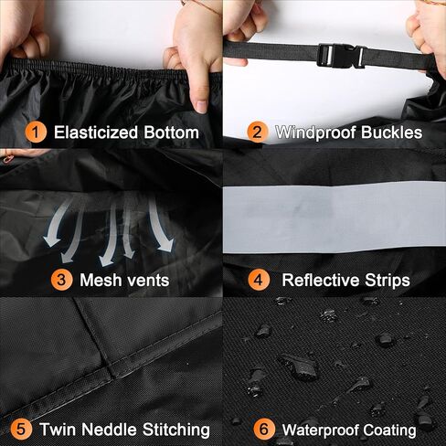 غطاء UTV مقاوم للماء يحل محل John Deere بالحجم الكامل Crossover XUV 835 و865 سيارة المرافق 3 مقاعد مع أبازيم مقاومة للرياح لحماية الغبار والثلج والمطر in Kuwait