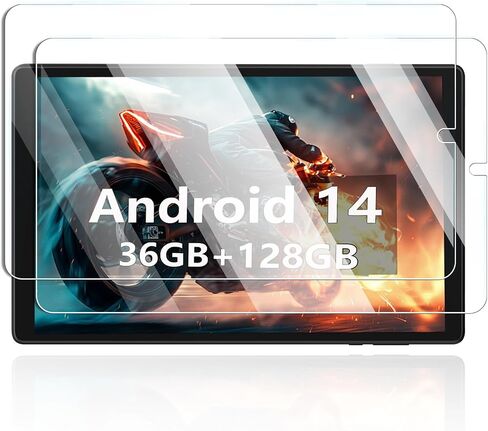 واقي الشاشة لـ Powmus BK002 2025 Android 14 Tablets 10 inch tablet ، مضاد للخلع 9H صلابة اللمس حساس 2.5D الحواف الدائرية خالية من التثبيت سهلة التثبيت ، 2 عبوة. in Saudi Arabia