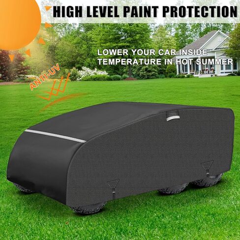 غطاء UTV مقاوم للماء يحل محل John Deere بالحجم الكامل Crossover XUV 835 و865 سيارة المرافق 3 مقاعد مع أبازيم مقاومة للرياح لحماية الغبار والثلج والمطر in Kuwait