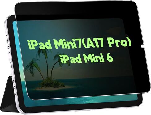 for iPad Pro 13 Inch 2024 Privacy Screen Protector Tempered Glass, Anti-Spy, 9H Hardness, Anti-Scratch, Bubbles Free, Case Friendly, Support Apple pencil & Face ID, Easy to Install Black in Kuwait