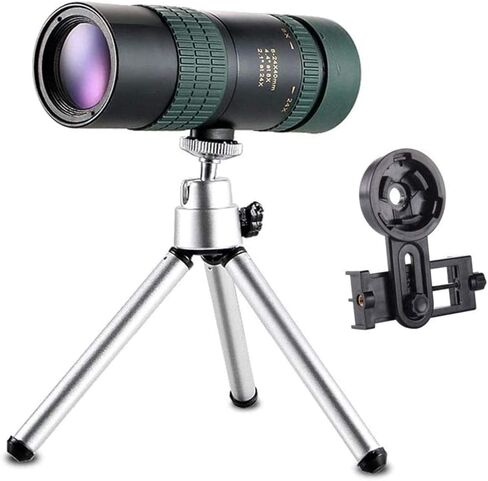 Telescope Monocular 8-24x30 Zoom Monocular Compact with Night Vision BAK4 Prism FMC Lens Monocular with Smartphone Adapter and Tripod Bird Watching Traveling se in Saudi Arabia