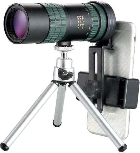 Telescope Monocular 8-24x30 Zoom Monocular Compact with Night Vision BAK4 Prism FMC Lens Monocular with Smartphone Adapter and Tripod Bird Watching Traveling se in Saudi Arabia