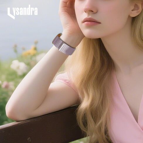 LYSANDRA 2 Pack Sport Nylon Bands Compatible with Spade Co Health Smartwatch 4 Stretchy Loop Woven Braided Soft Women Men Strap Compatible for Spade Co Health Smartwatch 4 in Kuwait