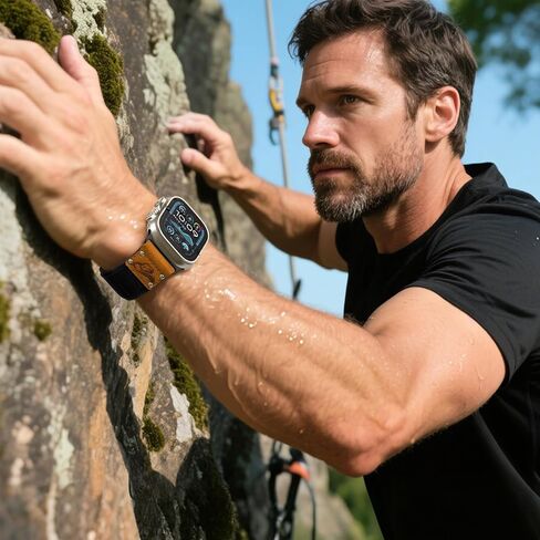 WJK Rugged Nylon Sport Band متوافق مع فرق Apple Watch للرجال 42 مم 45 مم 45 مم 46 مم 49 مم ، حزام العلم الناعم الناعم الناعم من أجل IWatch Ultra Series 10/9/8/7/6/5/4/SE/SE/Ultra 2 in Kuwait
