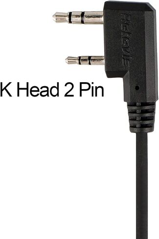 Retevis Adjustable Earhook Walkie Talkie Earpiece with Mic, Compatible RT22 RT21 H-777 RT68 H-777S RB29 RT19 Baofeng 888S pxton Walkie Talkie, D Shape Earhook 2 Way Radio Headset(10 Pack) in Kuwait