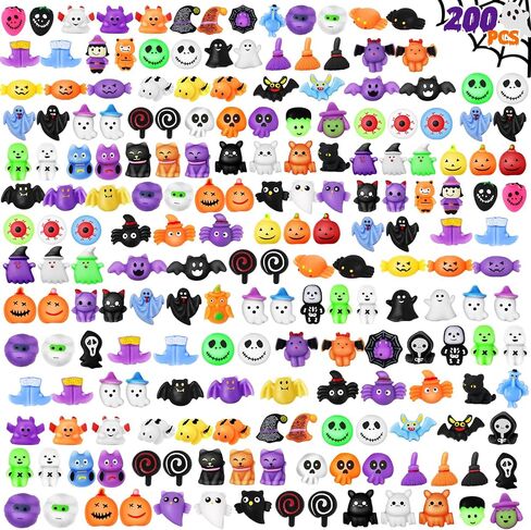 60PCS Halloween Squishy Toys for Kids, Halloween Party Favor for Kids, Halloween Classies Character Squishy Toys, Mochi Stress Relief Toys for Halloween Trick or Treat, Classroom Rewards, Goodie Bags in Kuwait