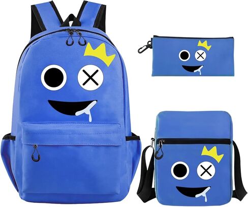 Game Backpack 3PCS Leisure Daypack Shoulder Bag Travel Sports Double Strap Backpacks in Kuwait