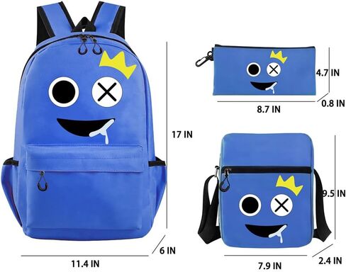 Game Backpack 3PCS Leisure Daypack Shoulder Bag Travel Sports Double Strap Backpacks in Kuwait