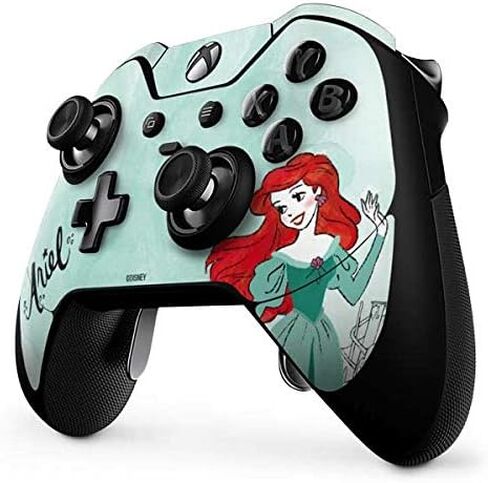 Skinit Skinit Gaming Gaming Skiner مع وحدة التحكم في Xbox One Elite - تصميم Princess Ariel مرخص رسميًا in Saudi Arabia