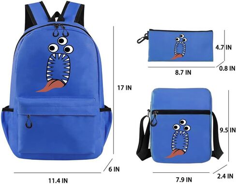 حقيبة ظهر اللعبة 3pcs Leisure Daypack Bag Bag Travel Sports Double Strap Backs in Kuwait