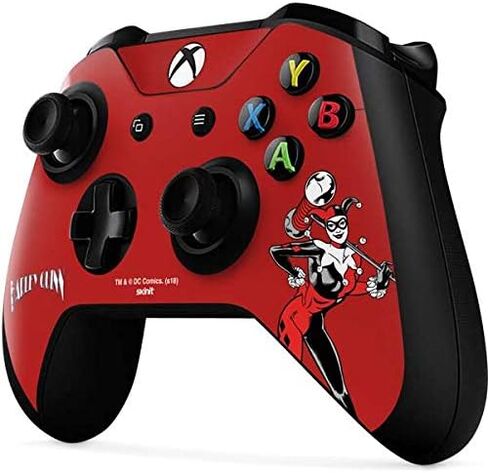 Skinit Skinit Gaming Gaming Skin متوافق مع جهاز التحكم Xbox One X - Warner Bros Harley Quinn مرخص رسميًا in Saudi Arabia