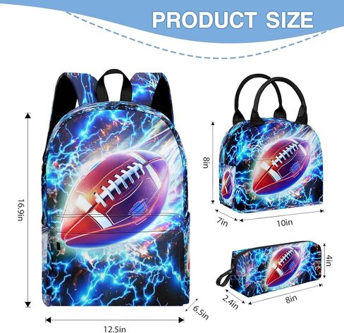 حقيبة ظهر اللعبة 3pcs Leisure Daypack Bag Bag Travel Sports Double Strap Backs in Kuwait