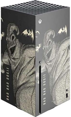 Skinit Decal Gaming Skin Compatible with Xbox Series X Console - Officially Licensed Disney The Nightmare Before Christmas Bad Bad Oogie Design in Saudi Arabia