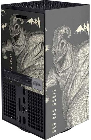 Skinit Decal Gaming Skin Compatible with Xbox Series X Console - Officially Licensed Disney The Nightmare Before Christmas Bad Bad Oogie Design in Saudi Arabia