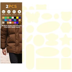 Azobur 6-Pack Nylon Repair Patch Self Adhesive Vinyl Outdoor Camping Gear Repair Kit,Waterproof Fabric Repair Patches for Down Jacket, Tent, Sleeping Bag （Black） in Saudi Arabia