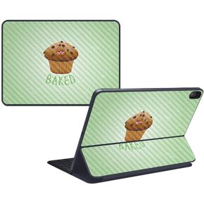 Mayyskins Carbon Carbon Skin for Apple iPad Pro Smart Keyboard 12.9 "(2018) - Rasta Lion - Protection و Date Sended Carbon Fiber - من السهل تطبيق وتغيير الأنماط - المصنوعة في الولايات المتحدة الأمريكية in Kuwait