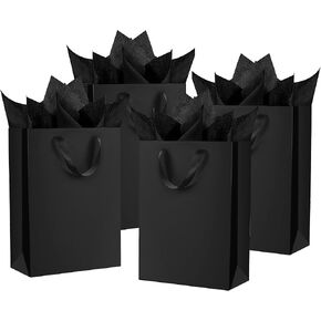 OfficeCastle 16.5" Extra Large Gift Bags with Tissue Paper, 16.5x6x12 Inch (42x15x30cm), 2 Pack Birthday Bags in Kuwait